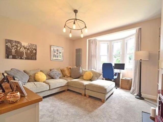 The lounge has a wall mounted TV socket and a log burner in a tiled recess to keep warm and toasty on those cold winter nights.