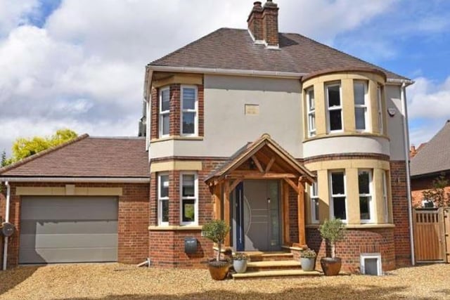 This stylish property can be found on Kettering Road in Northampton and is currently on the market for £825,000.