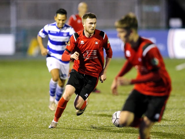 Action from Eastbourne Boro's visit to Oxford City / Pictures by Lydia and Nick Redman