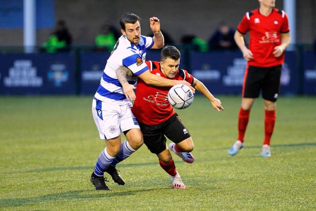 Action from Eastbourne Boro's visit to Oxford City / Pictures by Lydia and Nick Redman