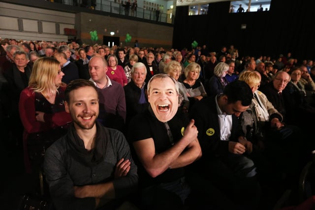 Grassroots Out: the packed arena at Kettering Leisure Village
Saturday 23 January 2016