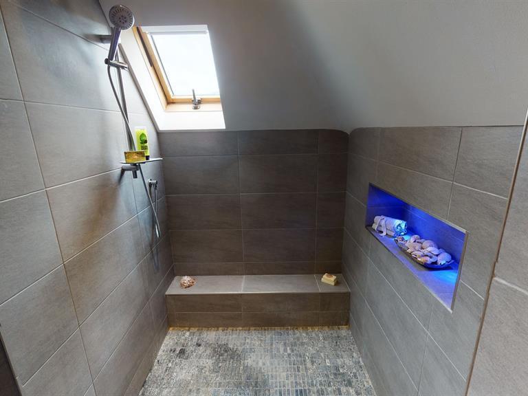 One of two en-suite showers in the house