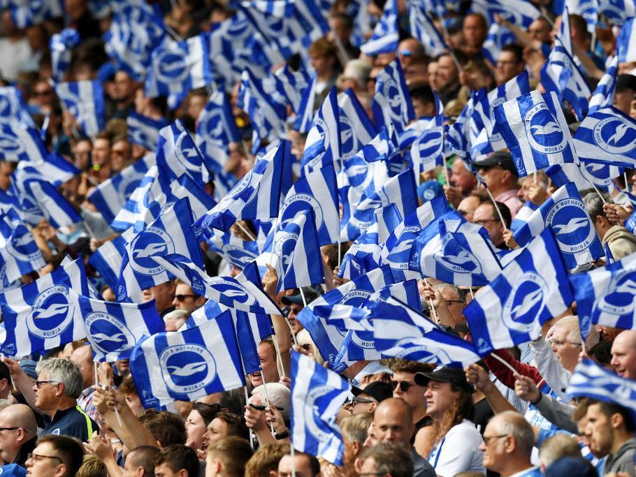 Brighton and Hove Albion fans.
