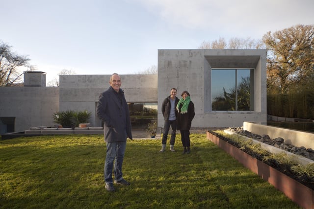 Deep-sea diver Adrian Corrigall and wife Megan built a concrete family home. Picture: FremantleMedia LTD