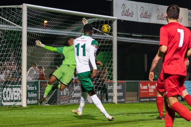 Action from Bognor's 4-1 friendly win over Pagham at Nyewood Lane / Pictures: Lyn Phillips, Trevor Staff and Martin Denyer