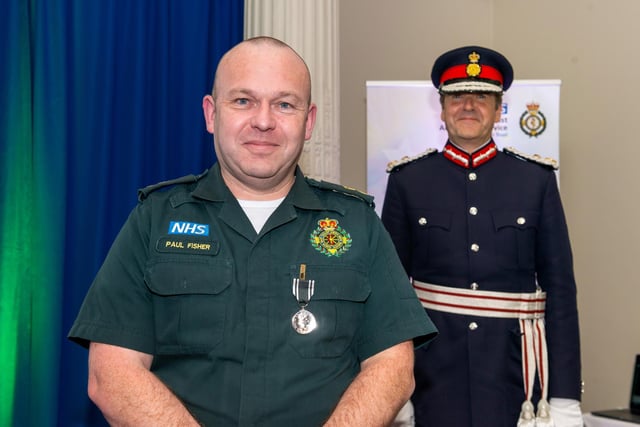 Paul Fisher, an operating unit manager at Gatwick, was awarded a Queen’s Medal for Long Service and Good Conduct.
