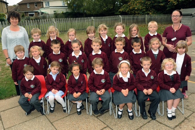 Reception class at Eastbrook Primary School in 2011. Picture: Gerald Thompson