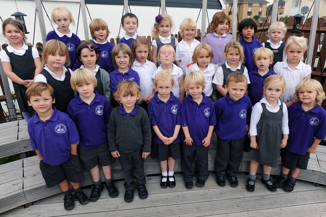 Reception class at Shoreham Beach Primary School in 2011. Picture: Gerald Thompson