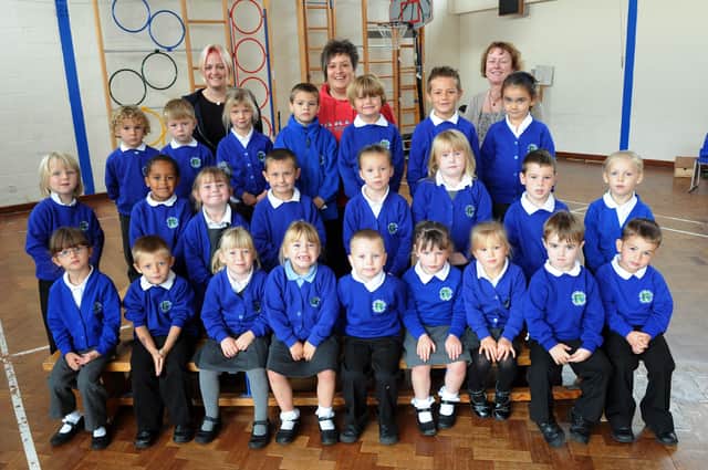 Reception class at Sompting Village Primary School in 2011. Picture: Stephen Goodger