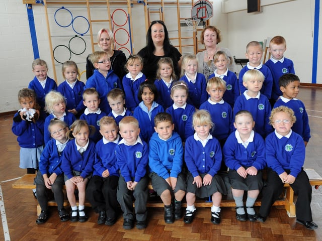 Reception class at Sompting Village Primary School in 2011. Picture: Stephen Goodger