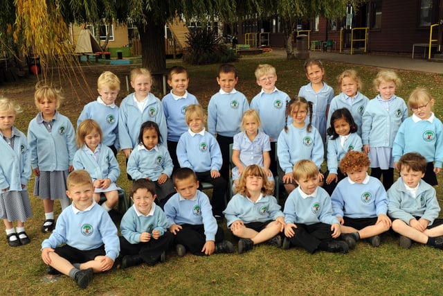 Reception class at Buckingham Park Primary School in 2011. Picture: Gerald Thompson