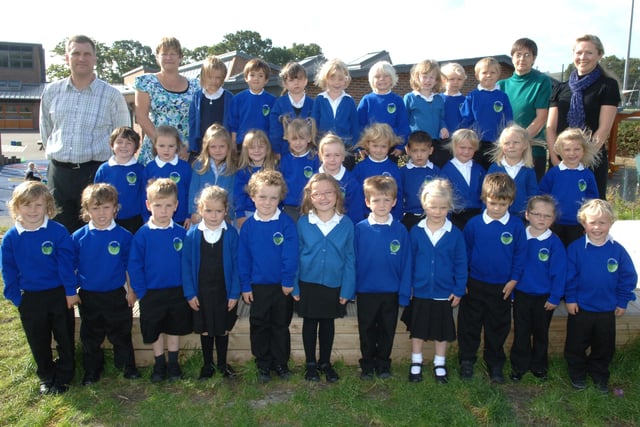 Reception class at Steyning CE Primary School in 2011. Picture: Gerald Thompson