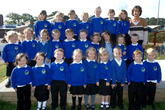 Reception class at Steyning CE Primary School in 2011. Picture: Gerald Thompson