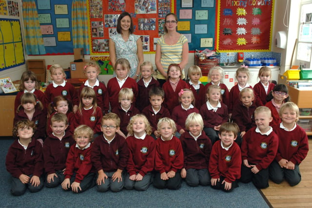Reception class at Swiss Gardens Primary School in 2011. Picture: Gerald Thompson