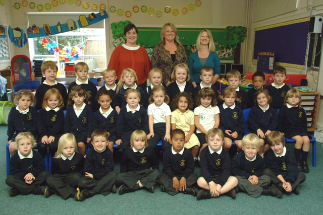 Reception class at St Peter's Catholic Primary School in 2011. Picture: Gerald Thompson