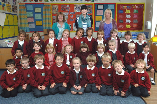 Reception class at Swiss Gardens Primary School in 2011. Picture: Gerald Thompson