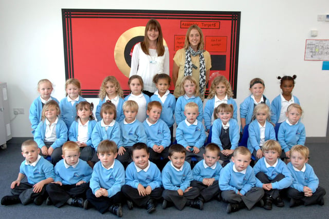 Reception class at Seaside Primary School in 2011. Picture: Gerald Thompson