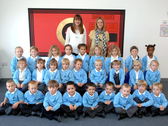 Reception class at Seaside Primary School in 2011. Picture: Gerald Thompson