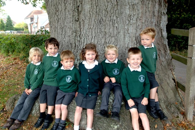 Reception class at Ashurst Primary School in 2011. Picture: Gerald Thompson