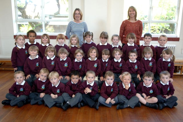 Reception class at The Globe Primary School  in 2011. Picture: Gerald Thompson