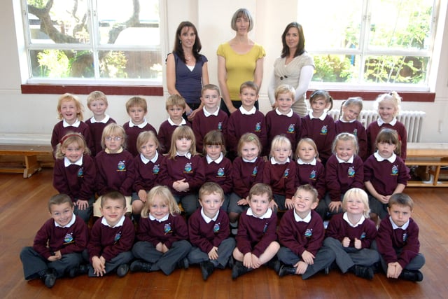 Reception class at The Globe Primary School  in 2011. Picture: Gerald Thompson