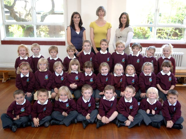 Reception class at The Globe Primary School in 2011. Picture: Gerald Thompson