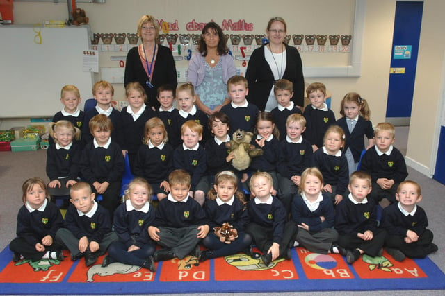 Reception class at Glebe Primary School in 2011. Picture: Gerald Thompson