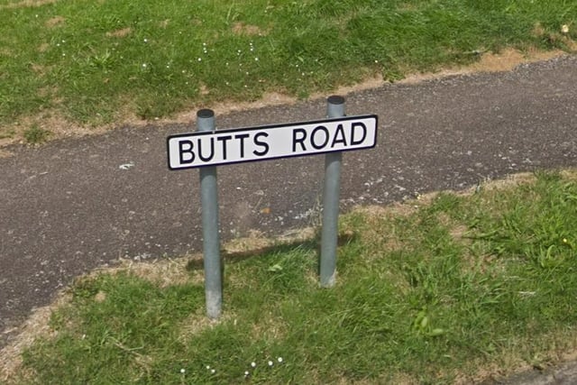 Butts Road in East Hunsbury, Northampton.