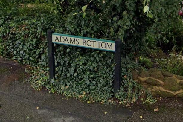 Down the road past Northampton in Leighton Buzzard is Adams Bottom. I don't even want to know how the letters are posted...