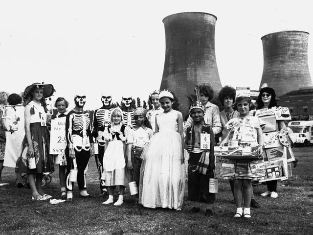 Northampton Carnival parade, Midsummer Meadow, June 21, 1962