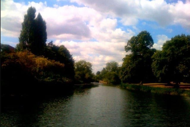 This picture of the River Nene at Midsummer Meadow, Northampton was taken by reader Kevin Misan in 2010