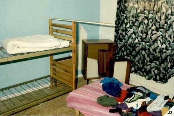 Handout photo taken in 1995 and issued by the Crown Prosecution Service (CPS) of Rikki Neavae's bedroom at his home at 209 Redmile Walk, Peterbrough, which has been shown to his mother Ruth Neave during the Old Bailey trial of James Watson. Issue date: Thursday January 27, 2022.