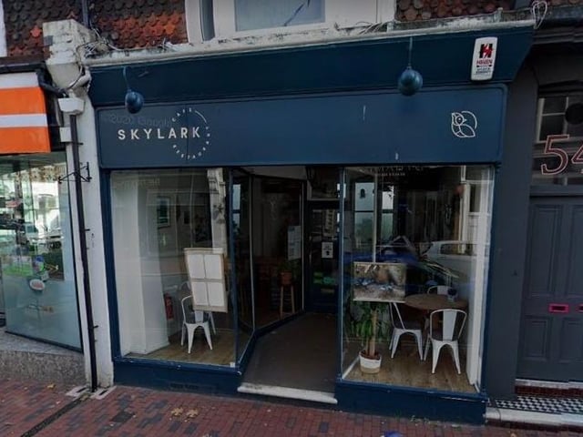 Skylark, Grove Road, serves an ever-changing locally produced seasonal menu. It's Valentine's Day set four-course menu includes and glass of fizz,  Sussex lamb and pan-seared scallops to nmae a few.
