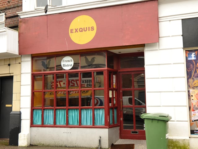 Exquis French Bistro, Pevensey Road, is a small and cosy restaurant serving home cooked classic French cuisine.