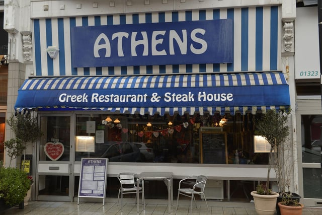 Athens Restaurant, seafront end of Terminus Road, is popular with those who love a good steak. The family-run business also serves Greek cuisine