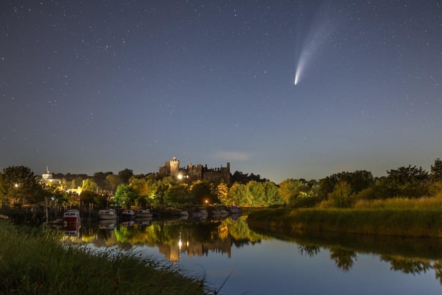Night sky over Arundel Castle by Neil Jones SUS-220702-090955001