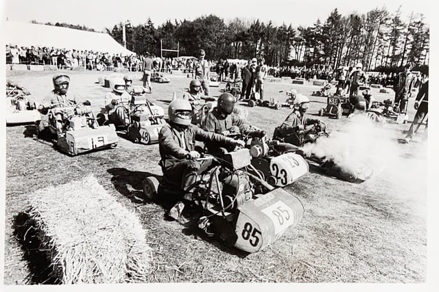 Lawnmower races in May 1984