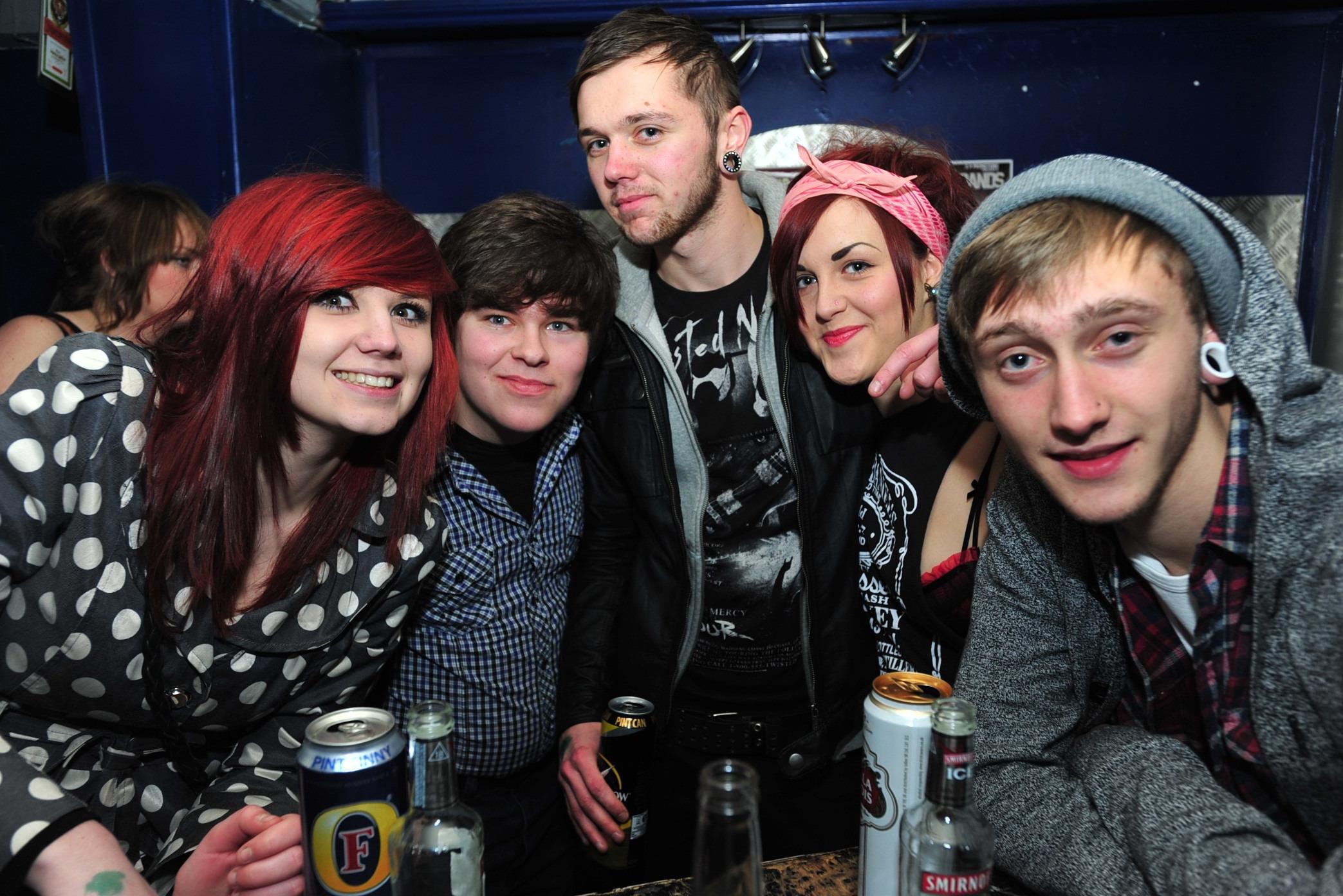 Clubbers at The Met Lounge in 2011