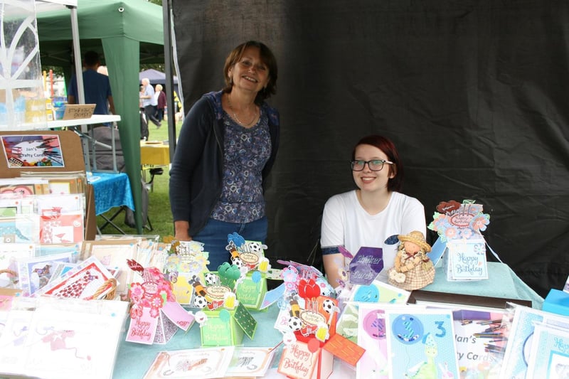 A greeting card stall. Picture by Graham Hazard