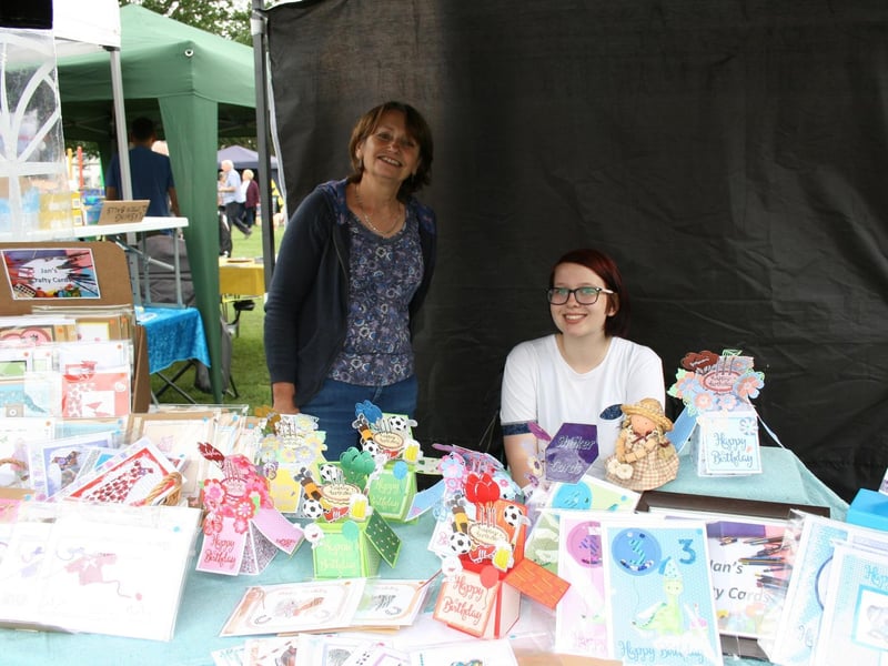 A greeting card stall. Picture by Graham Hazard