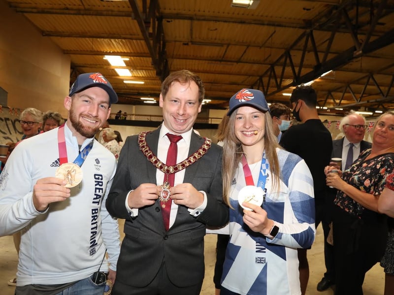 Comparing bling - the Mayor of Corby Lawrence Ferguson