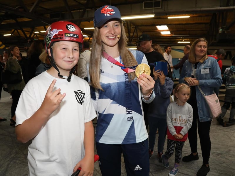 Fans were thrilled to see the Olympians