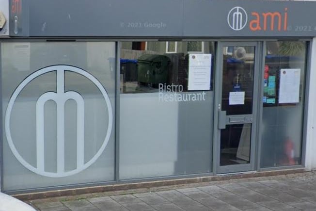 Ami Bistro in Rowlands Road, Worthing has 4.7 out of five stars from 255 reviews on Google. Photo: Google