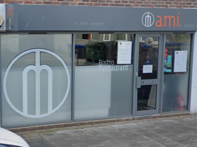 Ami Bistro in Rowlands Road, Worthing has 4.7 out of five stars from 255 reviews on Google. Photo: Google