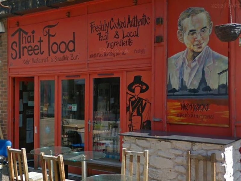 Thai Street Food in Bath Place, Worthing has 4.6 out of five stars from 455 reviews on Google. Photo: Google