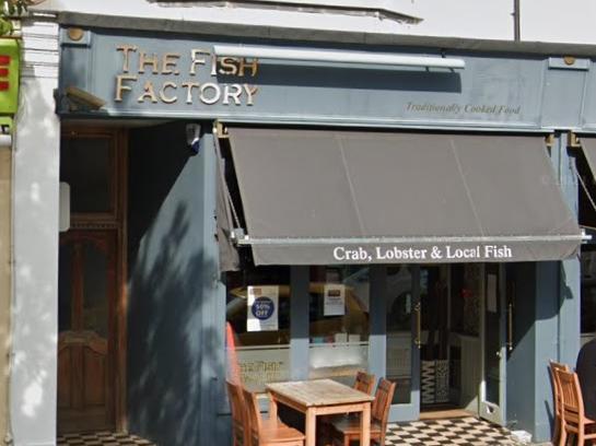 The Fish Factory in Brighton Road, Worthing has 4.5 out of five stars from 577 reviews on Google. Photo: Google