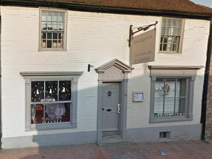 Badgers Tea House at The Old Village Bakery, North Street, Alfriston has 4.8 out of five stars from 156 reviews on Google. Photo: Google