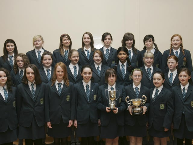 Thornhill College Junior choir winners of the Thornhill PPU Cup and the McDonald Cup for Two Part Choir. (2804C12)