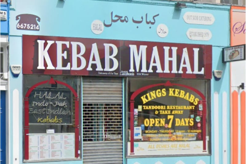 A firm favourite among locals, Kebab Mahal is an Indian restaurant specialising in halal traditional tandoori and curry dishes, which also serves kebabs and pizza late into the night. It has won Takeaway of the Year at the Scottish Curry Awards twice.