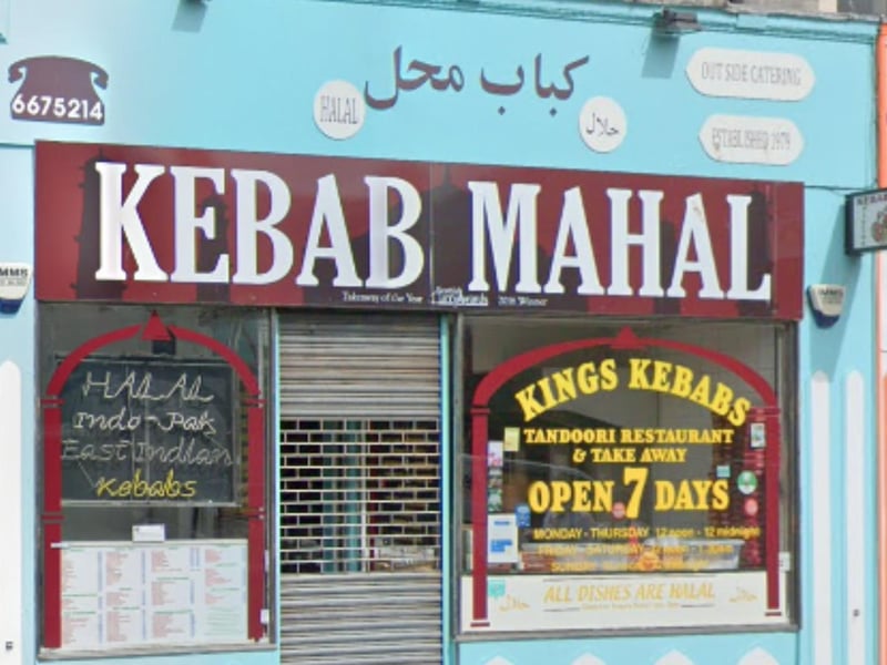 A firm favourite among locals, Kebab Mahal is an Indian restaurant specialising in halal traditional tandoori and curry dishes, which also serves kebabs and pizza late into the night. It has won Takeaway of the Year at the Scottish Curry Awards twice.